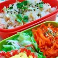 みね猫's cooksnap of when they made 簡単♬【ベーコンとエリンギの混ぜご飯】.