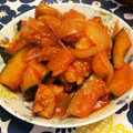 Chixxx1125's cooksnap of when they made 鶏肉とかぼちゃの甘辛煮.