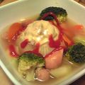 ★mapou★'s cooksnap of when they made ★新タマネギの肉詰めスープ★.