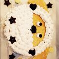 りりぽちポッチ's cooksnap of when they made 2015年あけおめ★羊ケーキ.