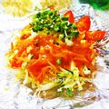 keiO3's cooksnap of when they made プチプチとびっこ☆オーロラサラダ♪.