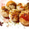 ＊桃枝＊'s cooksnap of when they made 卵を使わないふんわりたこ焼き.