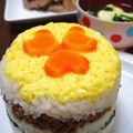 たらッペ's cooksnap of when they made ひな祭りに ♪ ケーキ型ちらし寿司.
