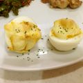 ろみろみ☆'s cooksnap of when they made 【お弁当】ゆで卵のカレーチーズマヨ.