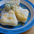 おひさま太陽's cooksnap of when they made 炒り卵とチーズと海苔の佃煮のおにぎり.