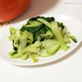 chiroxine's cooksnap of when they made 簡単♪チンゲン菜のお漬け物♪.