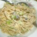 ゆうこ＼(^o^)／'s cooksnap of when they made 明太子とキャベツのクリームパスタ.