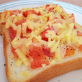 なみちゃんまま's cooksnap of when they made トマトとチーズとハムの朝ごはんトースト☆.