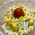 maruru-nn's cooksnap of when they made キュウリとコーンのサラダ.