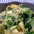 ナラベル's cooksnap of when they made ☆ほうれん草の卵とじ炒め☆.