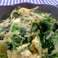 ナラベル's cooksnap of when they made ☆ほうれん草の卵とじ炒め☆.