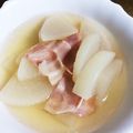 emixxx's cooksnap of when they made ♪大根とベーコンの白だし煮♪.