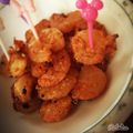 gomoe's cooksnap of when they made 最強おつまみ✨揚げないむき海老✨材料②.