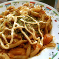 空遥☆ましゃlove's cooksnap of when they made 濃厚♪残ったカレーで簡単焼きうどん.