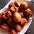 のんｍaｍa's cooksnap of when they made コストコパンケーキmixで揚ドーナツ.