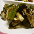 maruru-nn's cooksnap of when they made ヒラタケとオクラの梅おかか和え♡.