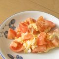 きらり流れ星's cooksnap of when they made トマトのバター玉子炒め.