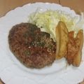 きらり流れ星's cooksnap of when they made 肉汁たっぷりジューシーハンバーグ♡.