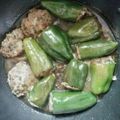 ティビ子's cooksnap of when they made 我が家のピーマンの肉詰め.