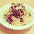 3yentown's cooksnap of when they made 菜の花とベーコンのペペロンチーノ♪.