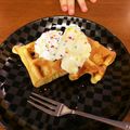 qoocharin's cooksnap of when they made さくさく♡バター使用！ワッフル♡.
