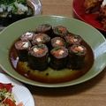 matu55's cooksnap of when they made 牛肉の野菜巻き（ごぼう・人参・豆苗）.