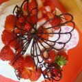 くいしんぼ姫's cooksnap of when they made cakeデコレーションバタフライ＆ハート.