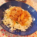 ゆみぴよん's cooksnap of when they made みほﾁｬﾝのﾀﾚでちくわのしょうが焼き.