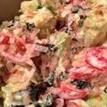 アロハにこちゃん's cooksnap of when they made アボ・ワカメのマヨぽんサラダ★昆布茶風味.