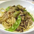 poqam's cooksnap of when they made ふきのとう香る甘辛パスタ.