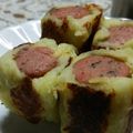 Saho◆'s cooksnap of when they made ★ウインナーポテト★レンジお弁当おかず.