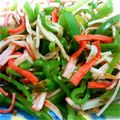 咲わんこ's cooksnap of when they made <お弁当用>ピーマンとカニカマの和え物.