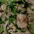 えんそく's cooksnap of when they made お手軽豆苗炒め✨.