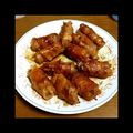 mahika's cooksnap of when they made しその葉香る♪大根de甘辛☆豚バラロール.