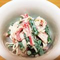 風★鈴's cooksnap of when they made コレイイ！にんにくの芽とカニカマのサラダ.