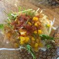 りょうぷく's cooksnap of when they made 切るだけ簡単・大根長芋水菜のサラダ.