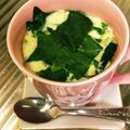 ぷにぷにニャンコ's cooksnap of when they made ホウレン草とベーコンのお手軽洋風茶碗蒸し.