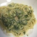 ポコママまんじゅう's cooksnap of when they made ツナとほうれん草のミルクスパゲティ.