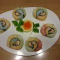 minazo226's cooksnap of when they made 簡単らくらく　レインボー裏巻き恵方巻き.