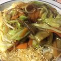 yuruhiro's cooksnap of when they made そうめん餡かけ焼きそば風.