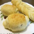cooking苺ママ's cooksnap of when they made ハチミツみそのさつまいもスティックパン.
