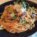 m@n@'s cooksnap of when they made サバ缶パスタ.