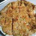 とよかあさん's cooksnap of when they made ☆簡単☆豚キムチの素麺チヂミ.