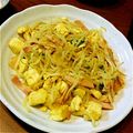 ミモリーナ's cooksnap of when they made もやしと豆腐のマヨネーズ炒め☆カレー味.
