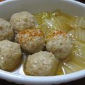 はるsan's cooksnap of when they made レンコン入りふわふわ鶏団子と白菜の煮物.