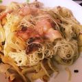 大都会岡山's cooksnap of when they made ペペロンチーノ風そうめんチャンプルー.