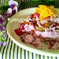 yangpa's cooksnap of when they made 紫キャベツで★美味しいピンクのちらし寿司.