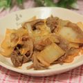 ぽっぽぺぺ's cooksnap of when they made 簡単☆豚肉とキャベツのコチュジャン炒め.