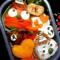 ☆Shoot☆'s cooksnap of when they made さんかく鬼ぎり節分キャラ弁♪.