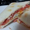 palmbeach's cooksnap of when they made にんにく香る☆ジューシートマホットサンド.